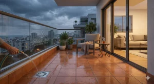 איטום מרפסת לחורף